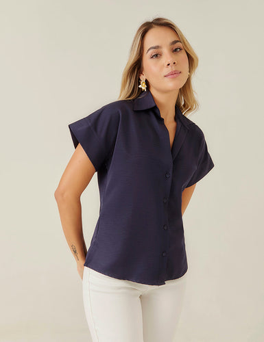 Blusa Bohio - Azul