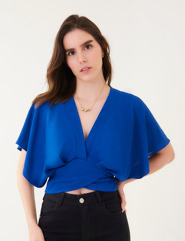 Blusa Cross - Azul