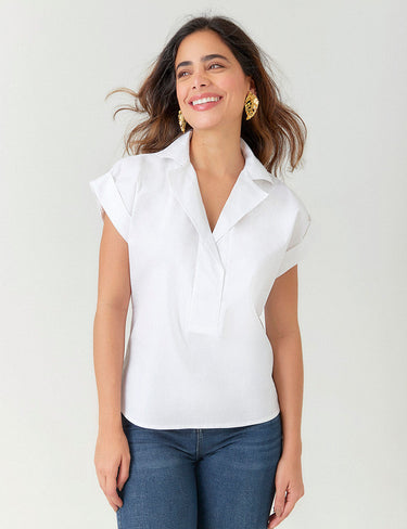 Blusa Poplin - Blanco