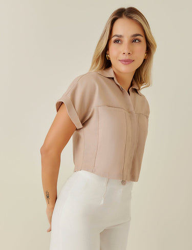 Blusa Dust - Camel