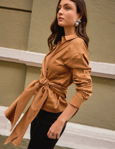 Blusa Sultana - Camel