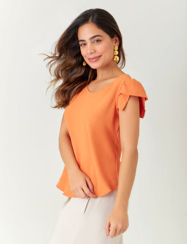 Blusa Bloom - Naranja