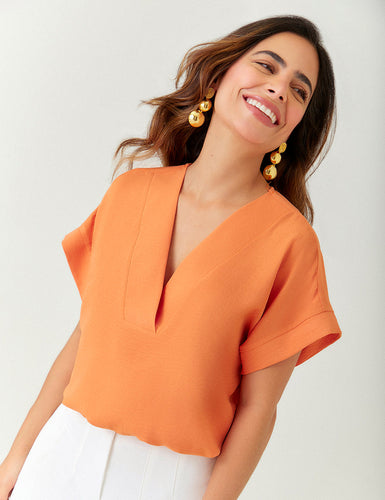 Blusa Square - Naranja