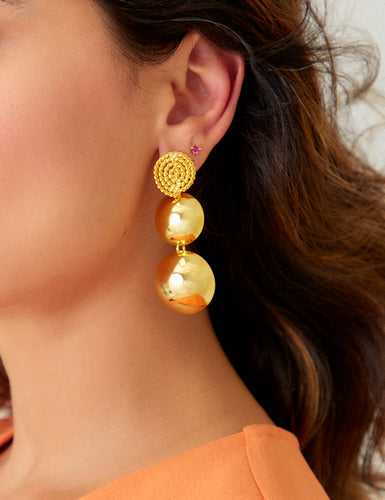 Aretes Gold - Dorado