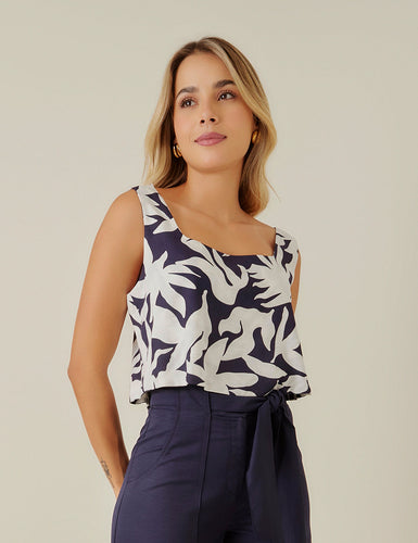 Crop Top Farallones - Estampado