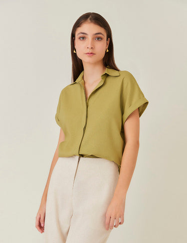 Blusa Linen - Verde