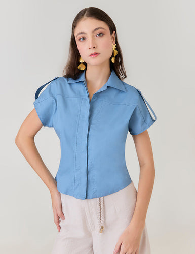 Blusa Top - Azul