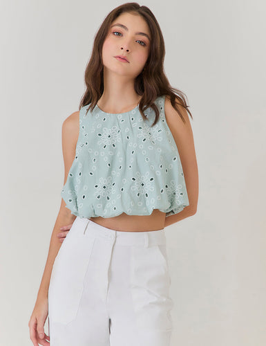 Blusa Leaf - Verde M.