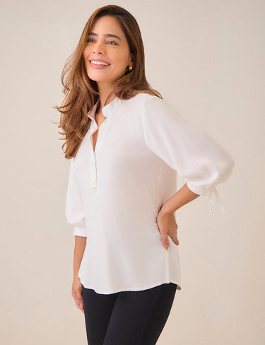 Camisero Tie - Blanco