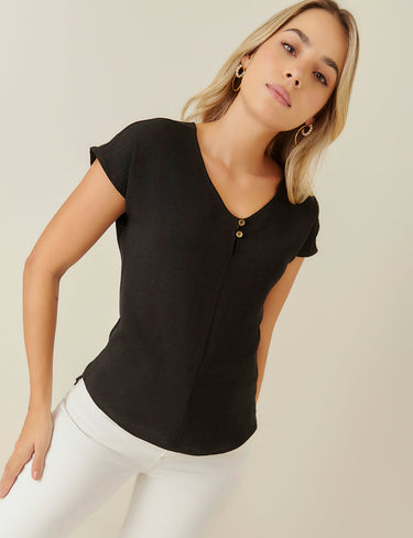 Blusa Basic - Negro