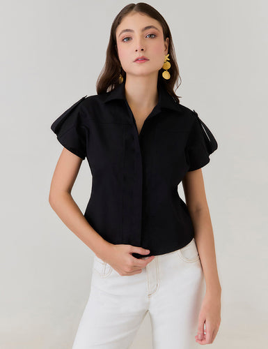 Blusa Top - Negro