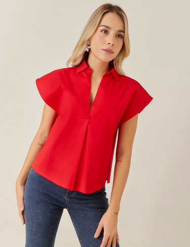 Blusa Only - Rojo