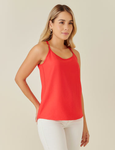 Blusa Básica - Rojo