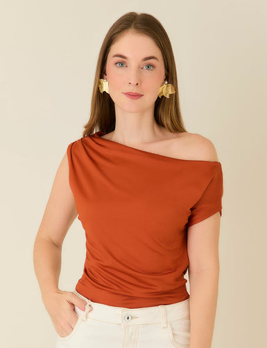 Blusa Belle - Terracota